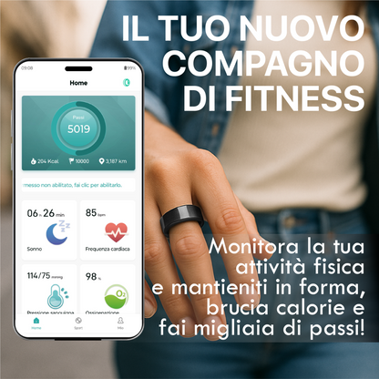 Smat Ring Nexa - Fitness Tracker Bluetooth - per iOS e Android