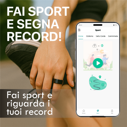 Smat Ring Nexa - Fitness Tracker Bluetooth - per iOS e Android